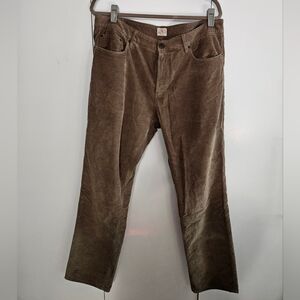 Faherty Mens Size 35 Corduroy Brown Pants